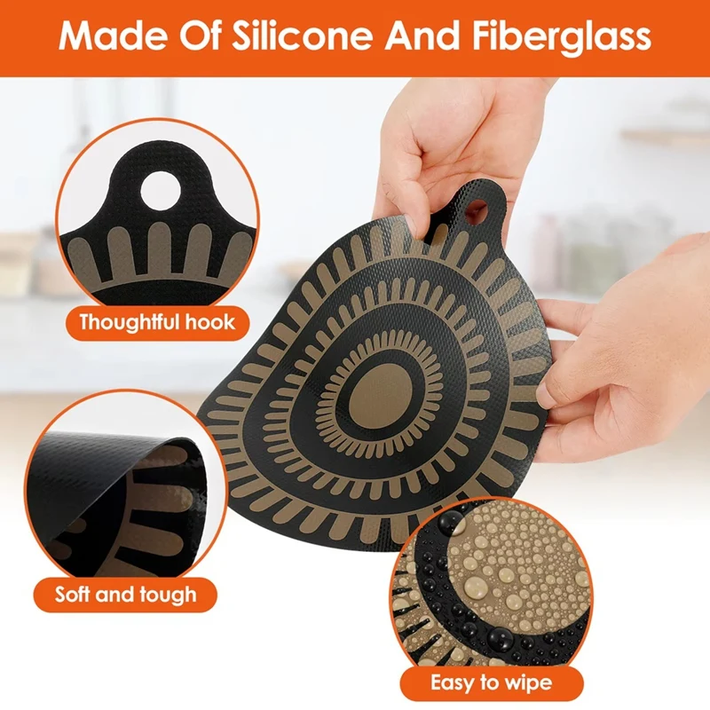 حصيرة حامية لسطح الموقد التعريفي، حصيرة حماية لسطح الموقد من السيليكون الحراري، حصيرة سيليكون للحث