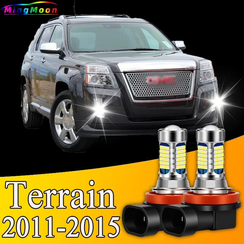 2pcs Front Fog Light Accessories 81LED Bulb Lamp For GMC Terrain 2011-2015 2012 2013 2014