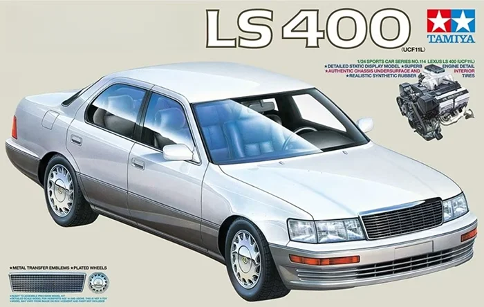 TAMIYA 1:24 LS400 (UCF11L) 24114 With Engine Simulation Limited Edition Static Assembly Model Kit Toys Gift