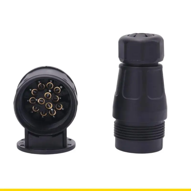 SZCH 12 V Trailer Electrical Coupler with Round Indexed Male ABS Housing