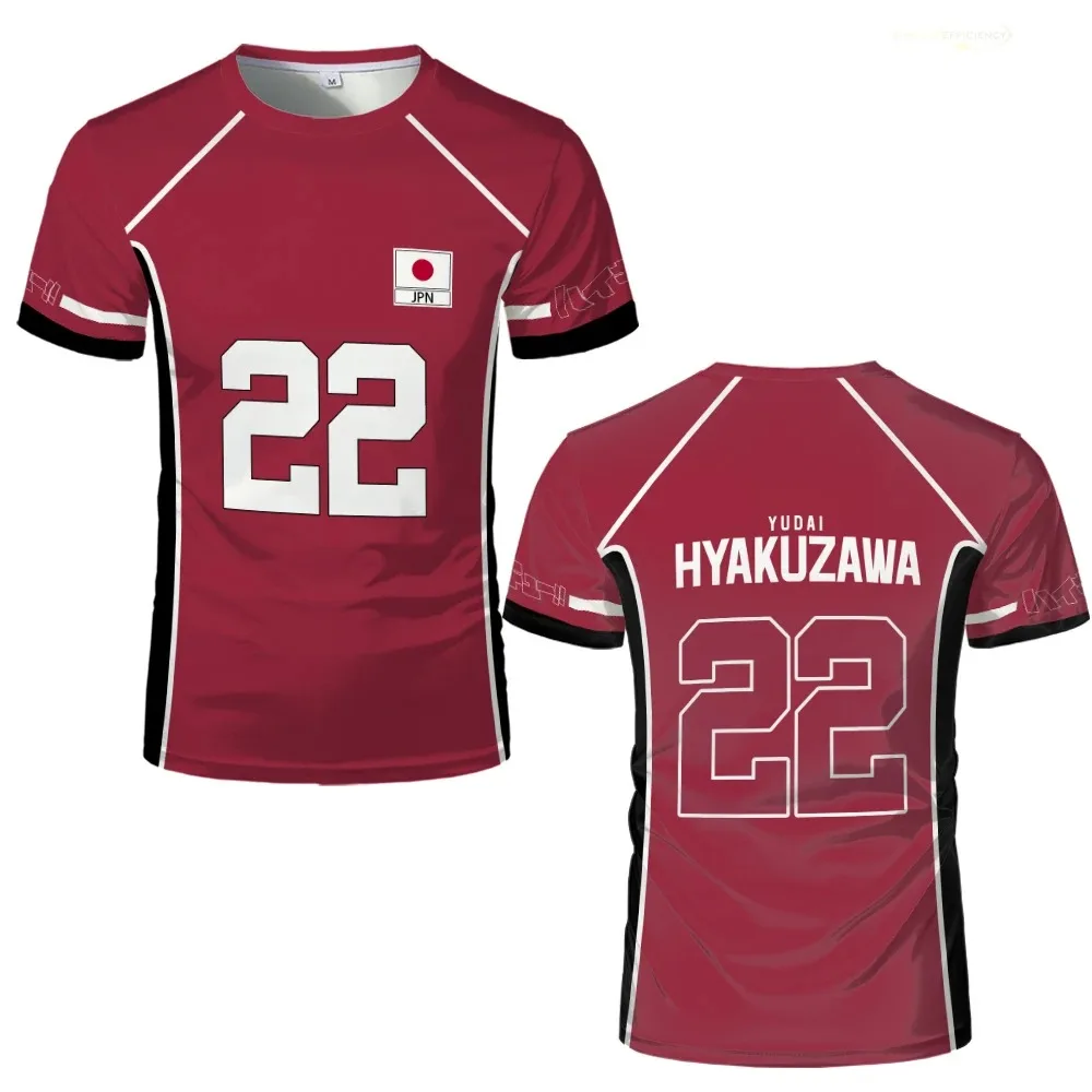 Camiseta de uniforme de dibujos animados roja de HAIKYUU, disfraz de cosplay de anime, camiseta para hombre, uniforme de voleibol de la escuela secundaria ULTI para chicos.
