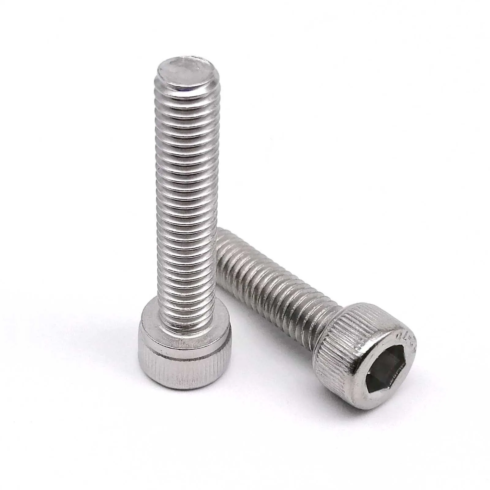 100/50/20/10pcs M2 M2.5 M3 M4 M5 M6 M8 Allen Hexagon Hex Socket Cap Head Screw Bolt Length 4-60mm DIN912 A2 304 Stainless Steel