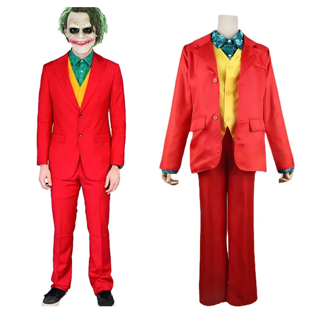 Costume Cosplay Phoenix Joker per uomo e donna, personaggio scherzo Film Anime Jequin Cos, uniforme di Halloween con parrucche e capelli