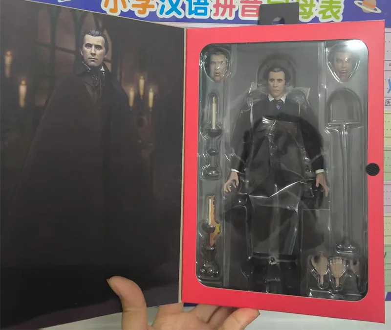 NECA 07000 figura de acción de monstruos universales 1958 Horror de Drácula figuras definitivas Anime 7 pulgadas modelo de colección juguetes originales