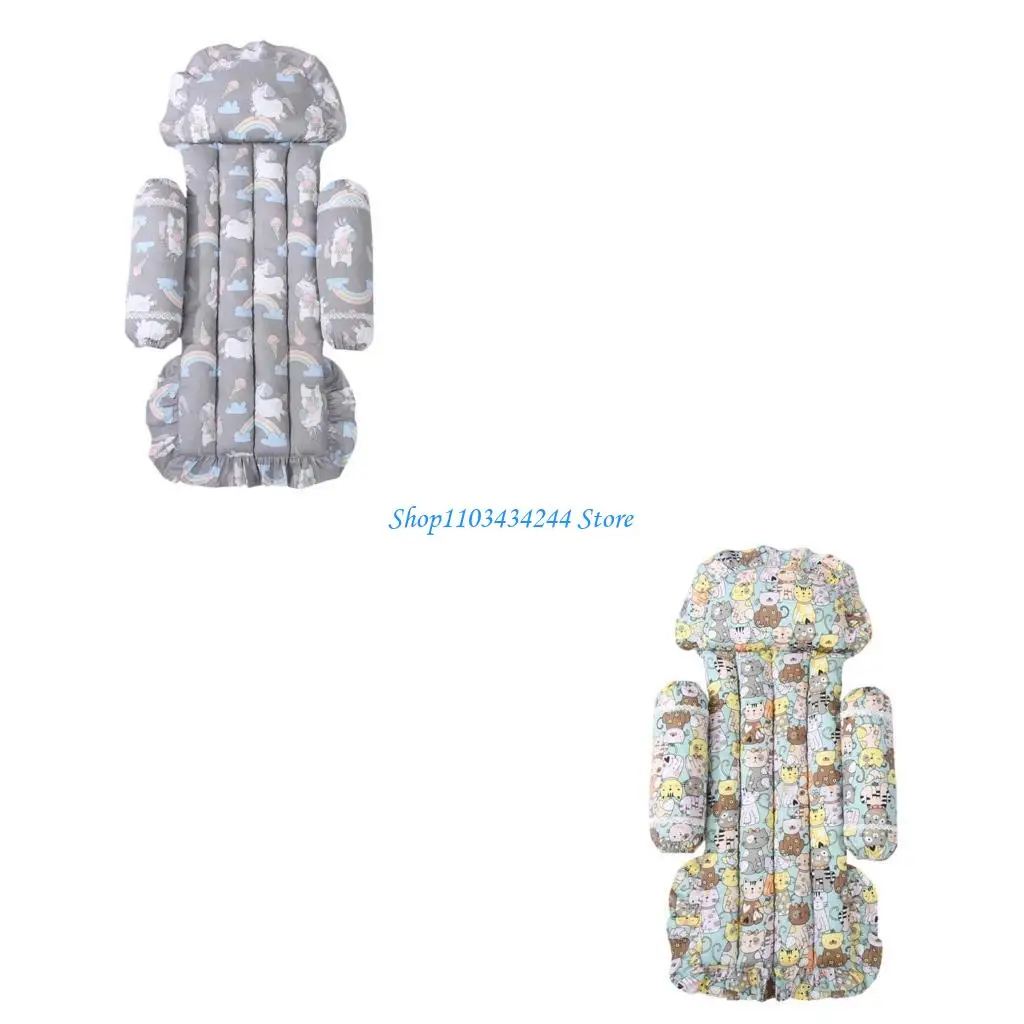 

Baby Stroller Cushion Pad with Pattern Soft Cushion Pad