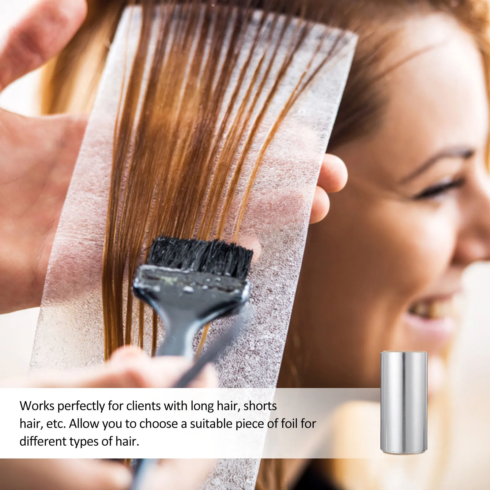 3pcs 3 Rolls Sheets For Hair Coloring Highlighting Nail Art Use Tin Foil Salon Dyeing Tool Hair Highlighting Foil Set