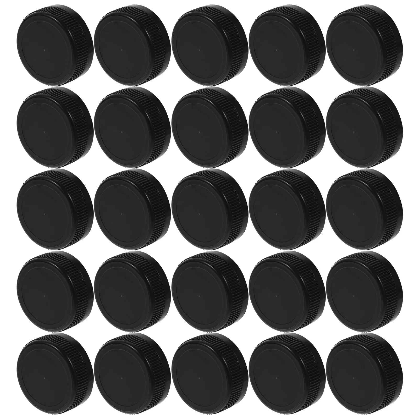 

100 Pcs Bottle Cap Accessories Caps with Screw Reusable Non-metallic PE Plastic