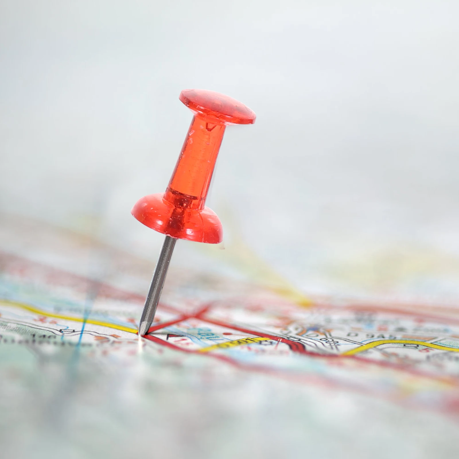 

200pcs Decorative Push Pin Reusable Small Thumbtacks Bulletin Office Supply Compact Map Accessories Replaceable Pushpins For