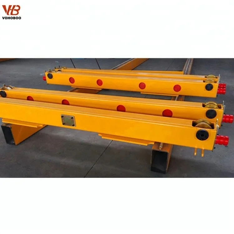 M5 Duty End Carriage Single Girder Overhead Crane with Remote Control Electric Hoist 50t Capacity Gear & Motor