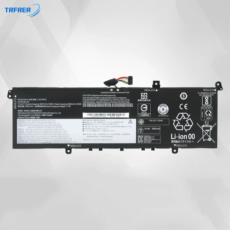 

56WH L19D4PDD L19M4PDD Laptop battery For Lenovo 5B10Z37621 SB10Z37619 5B10Z37617 5B10Z37618 ThinkBook 13S 14S G2 ITL