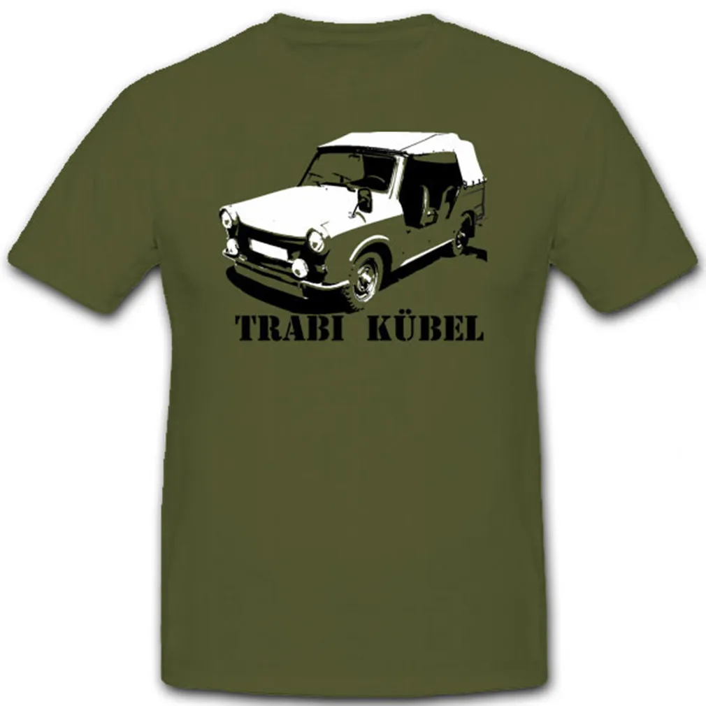 Trabi 601 bucket bucket car GDR East Germany NVA car car car car - T-shirt #7278