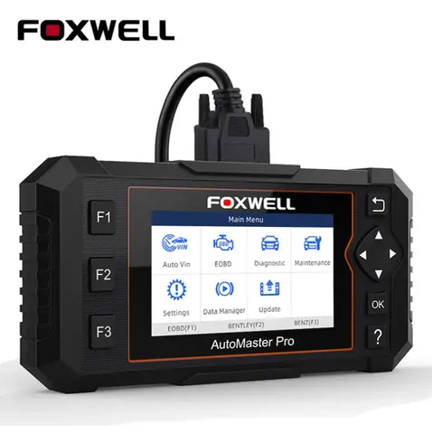 FOXWELL NT614 Elite OBD2 Car Diagnostic Tool Engine ABS SRS AT+EPB Oil Reset Code Reader OBD 2 OBDII Automotive Scanner