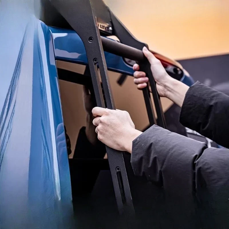 For Land Rover tailgate ladder off-road auxiliary ladder modification found 4 exterior accessories thickened anti-skid