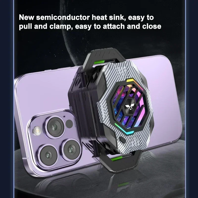 

Mobile Phone Game Cooler LS01 Back-clip LS02 Magnetic Semiconductor Cooling Radiator for IOS Android Universal Game Accessories