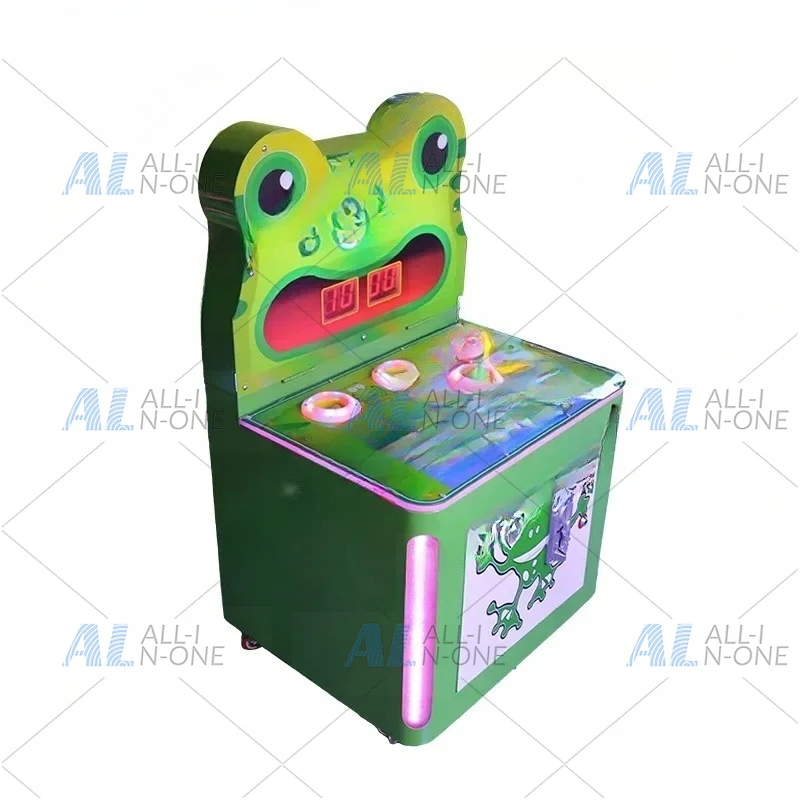 -Crazy Frog Coin Operated Game Machine Hit Hammer Jumping Bean Redemption Game For Kids And Adults