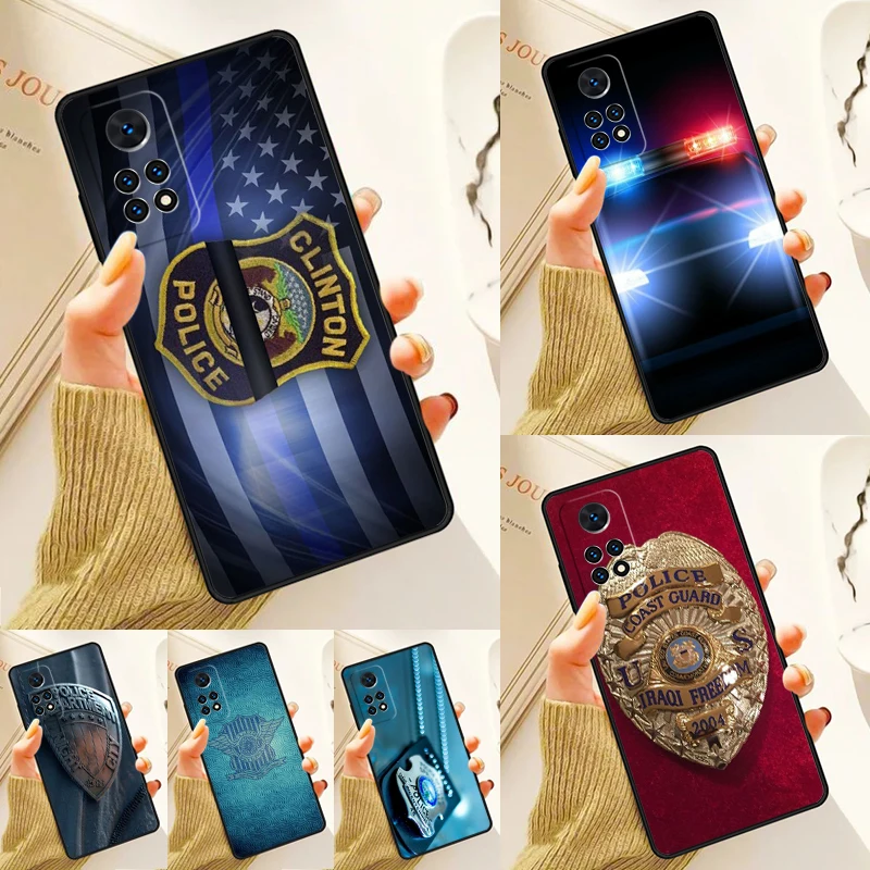 

Полицейский чехол для Samsung Galaxy S24 Plus S23 S20 S21FE Lite S22 Ultra Note 20 S8 S9 S10