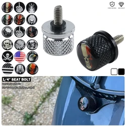 Tornillos de liberación rápida para asiento de Harley Softail Slim Blackline 1/4 Breakout 117, Bad Boy Fat Bob Heritage Deluxe Springer, 114