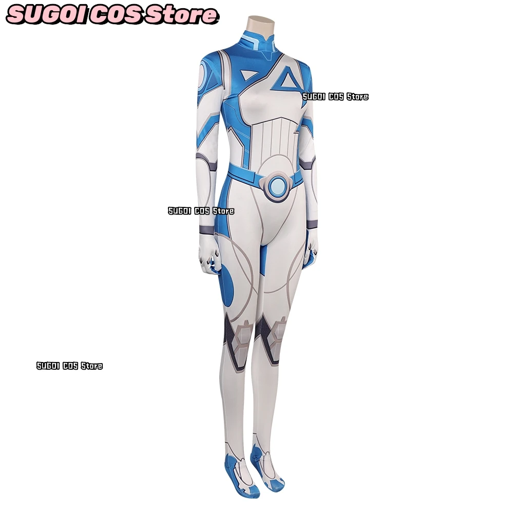 GAME Storm Rivals Cosplay Costume INVISIBLE WOMAN /PSYLOCKE/MISTER FANTASTIC RolePlay Jumpsui XS-2XL Bodysuits For Halloween