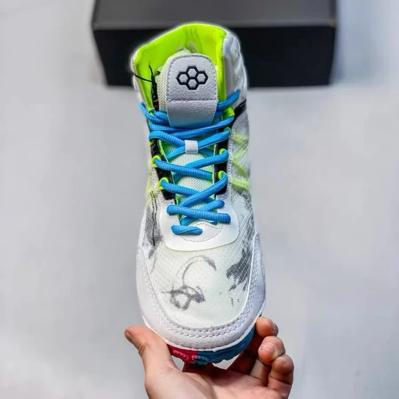 العلامة التجارية الفاخرة أحذية المصارعة الرجال النساء الفاخرة العلامة التجارية أحذية الملاكمة للأزواج مصمم رياضة التدريب حذاء يمكن ارتداؤها أحذية القتال #2