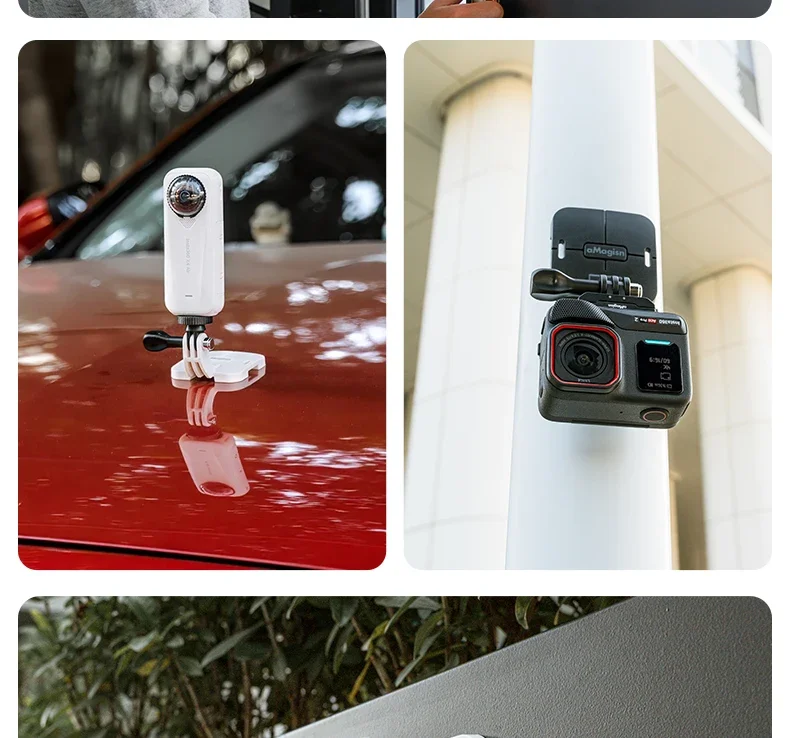 aMagisn Unsichtbare Magnetische Nackenhalterung, POV Nackenhalterung für Gopro / DJI Pocket 4 / Insta360 Ace, Luna Ultra Zubehör – Detail 10