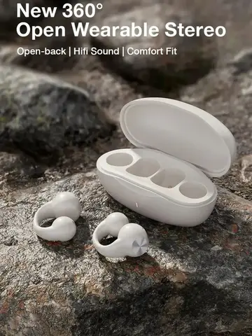 Earring Wireless Earbuds Bluetooth 5.3 Earphone Open Ear Headphones Air Conduction for Sport Running Painless Wearing Headset