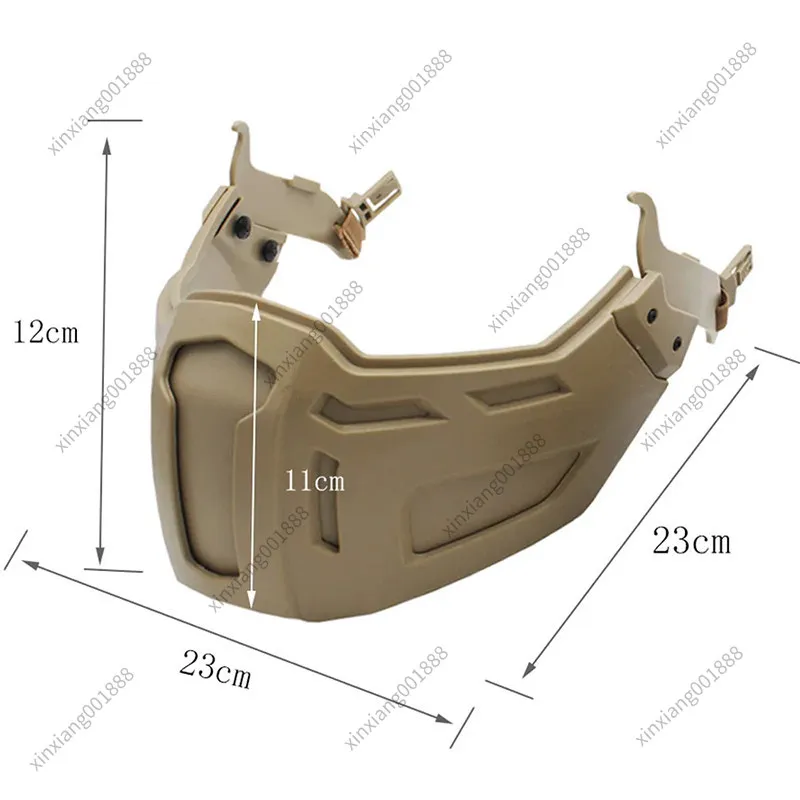 For Wind Resistant Anti-scratch Eye Shield Half Full Face Protective Mask Matching Outdoor Cycling Helmet Accessories