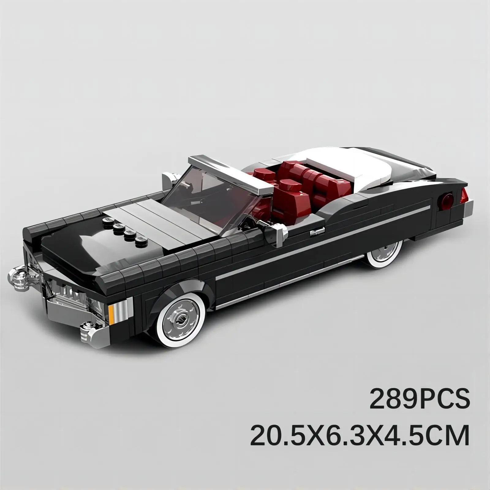 New Hot Bricks Cadillaced 1973 Racing Sports Car Vehicle Speed Champion Racer Building Blocks Vintage Car Roadster Toys For Boys