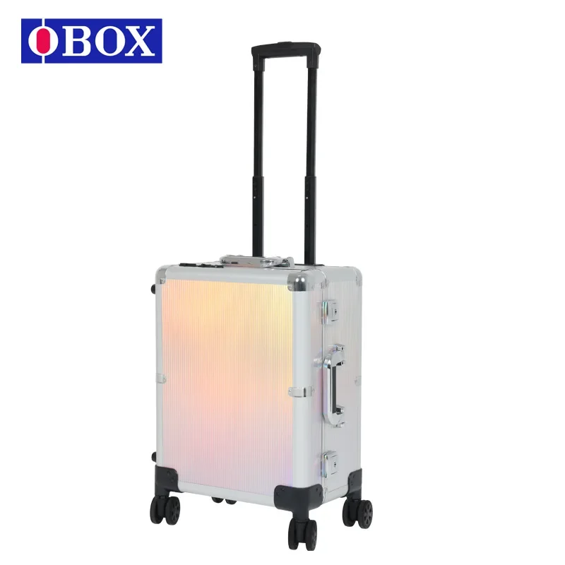 Obox Portable large-capacity tie rod universal wheel cosmetic case Professional follow-up storage Nail art tattoo embroidery cos