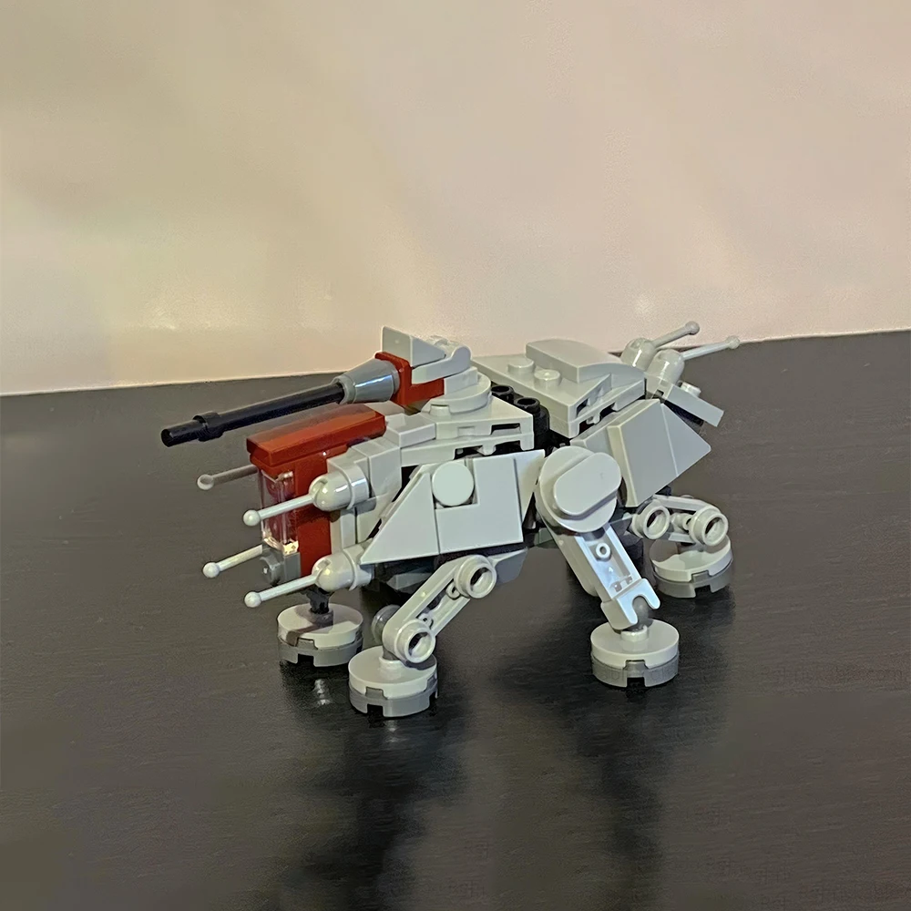 

New MOC Space War Battle Walking Machine Building Block Model All Terrain Robot DIY Technology Assembly Toy Boys Collection Gift