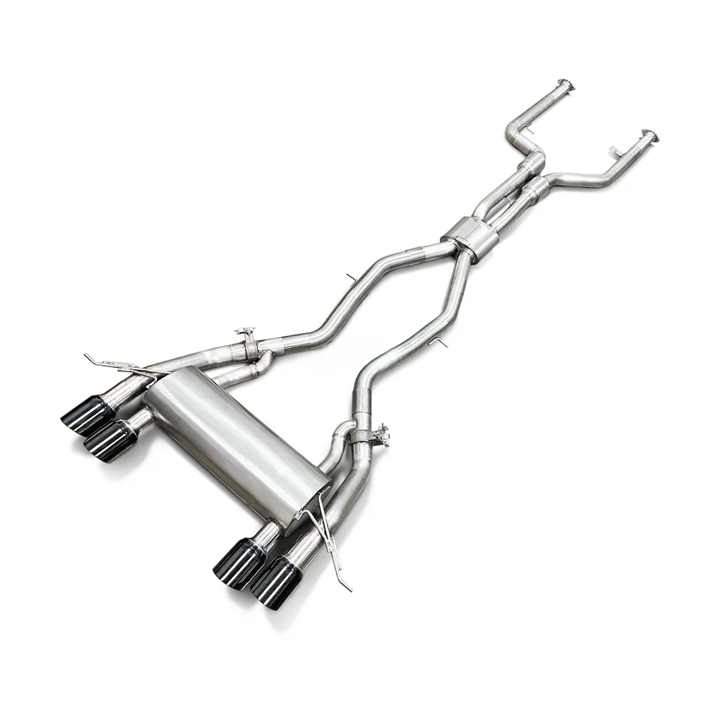 Fudkli Sports Exhaust System for BMW M3/M4 G80/G82/G8X 3.0T  304 Stainless Steel Catback Exhaust Muffler With Valve and Tips