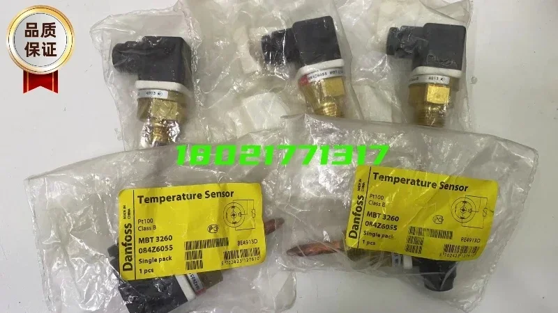 2026.4 Danfoss MBT3260 Light Industrial Temperature Sensor, Bronze Sheath, Responsive Fixed Insert Pt100