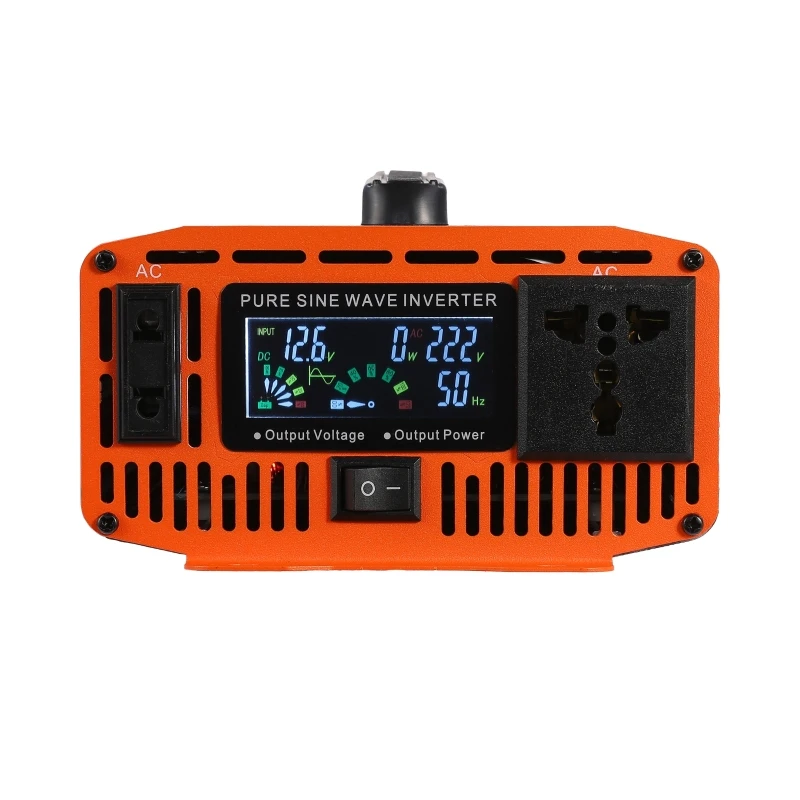 2600W DC 12V 24V 48V To AC110V 220V Pure Sine Wave Inverter LED Display High Power Inverter Car Inverter Converter For Home RV