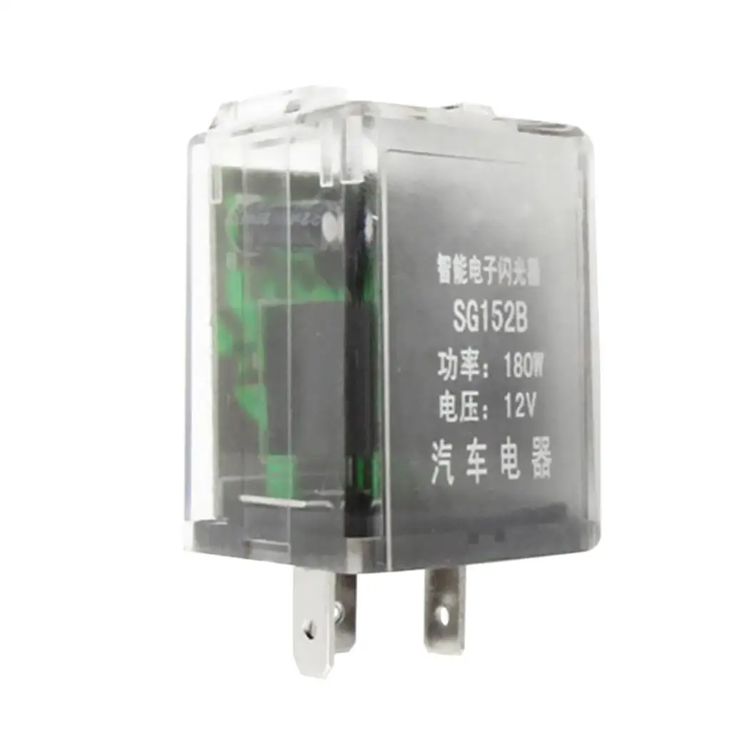 

Universal 3pin Electronic Flasher Relay Plastic LED Turn Signal Blink Light Car Buzzer for DRL Turn Signal Lights