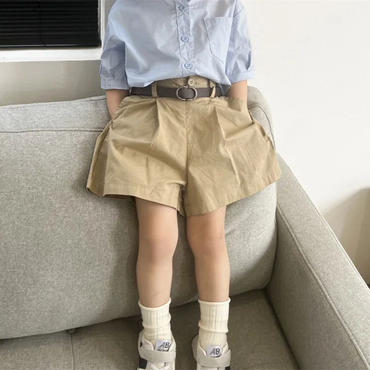 

Children's Clothing Girls' Pants Baby 2025 New Stylish Summer Clothes Children's Suit Pants Casual Shorts Trend