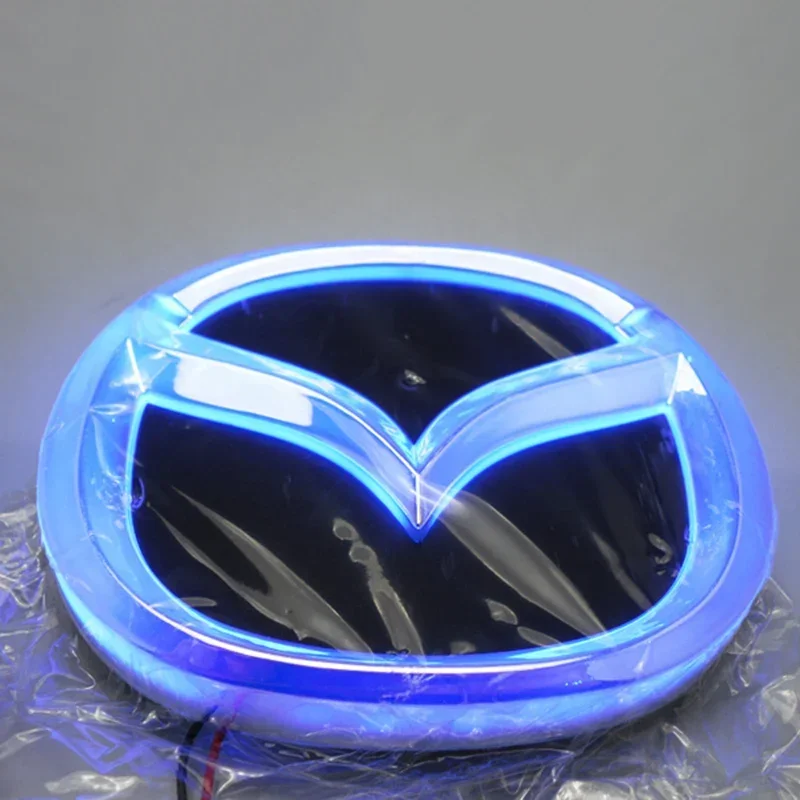 

4D Led Light Emblem Car Front Rear Badge Decoration for Mazda 3 6 CX5 MX5 2 RX8 RX7 CX7 8 323 Refitting Sticker Auto Accessories