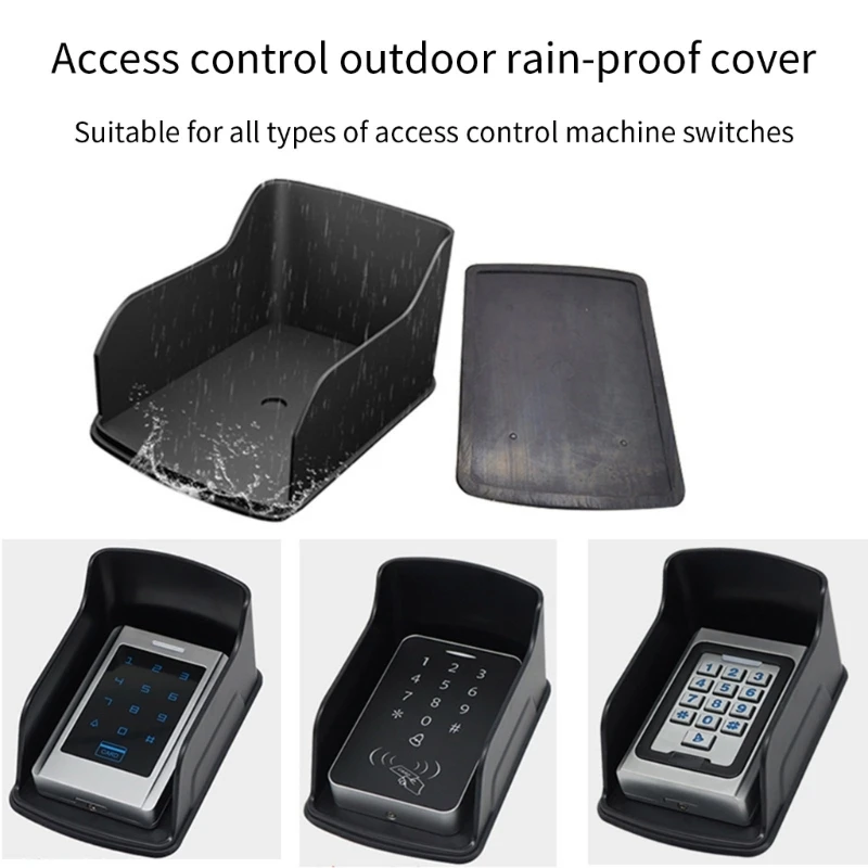 1/2pcs Weatherproof Cover For Door Access Readers And Entry Doorbells ABS Construction All Climate Compatibility D2RD