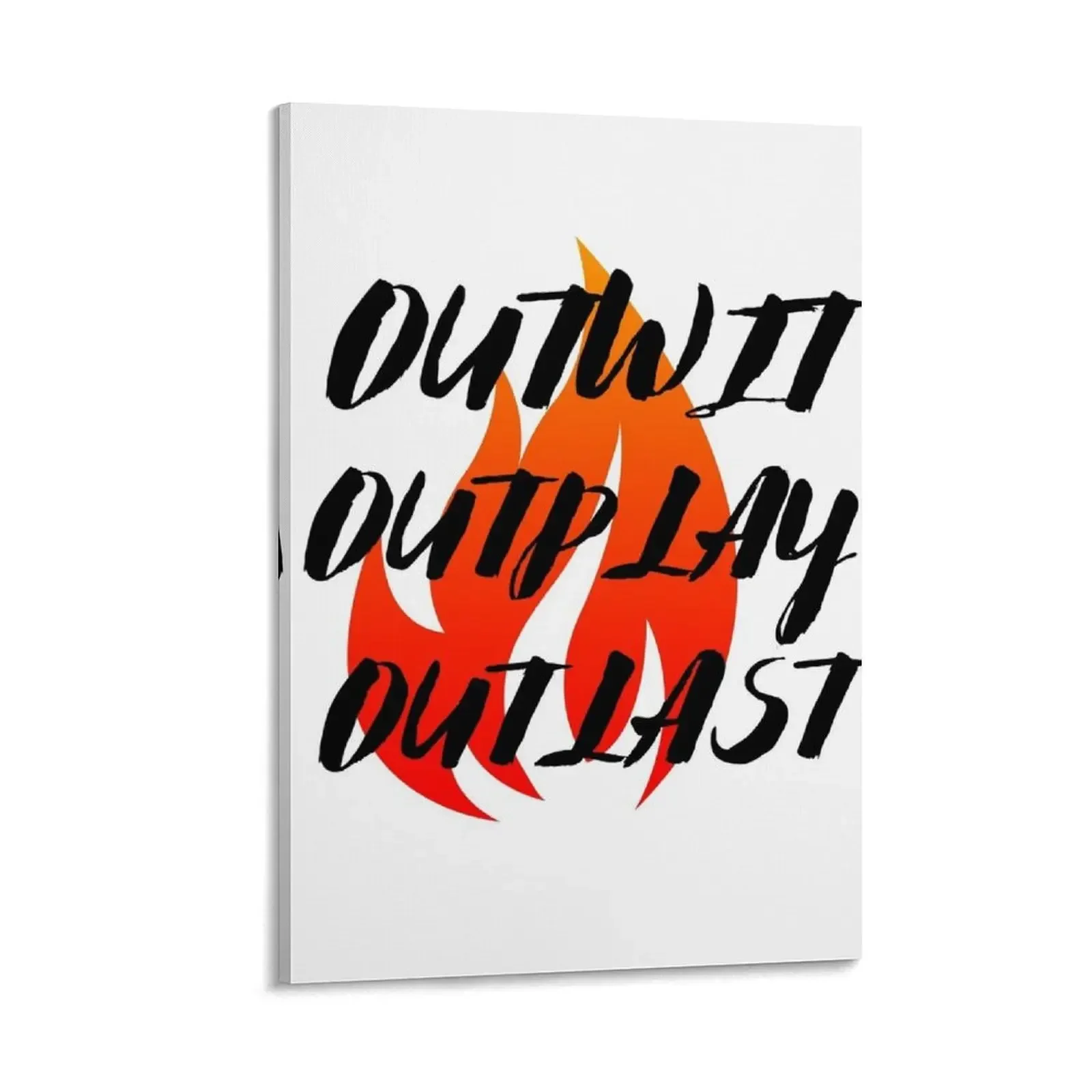 

Outwit Outplay Outlast Survivor Netflix Canvas Painting poster anime living room decoration Luxury living room decoration
