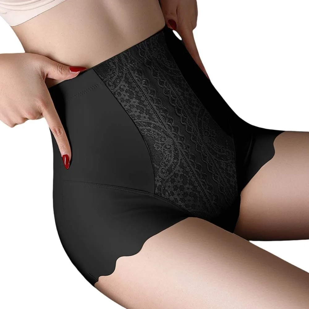 

High Waist Postpartum Body Shaper Belly Contracting Tummy Control Underwear Slimming Underpants Waist Trainer Seamless