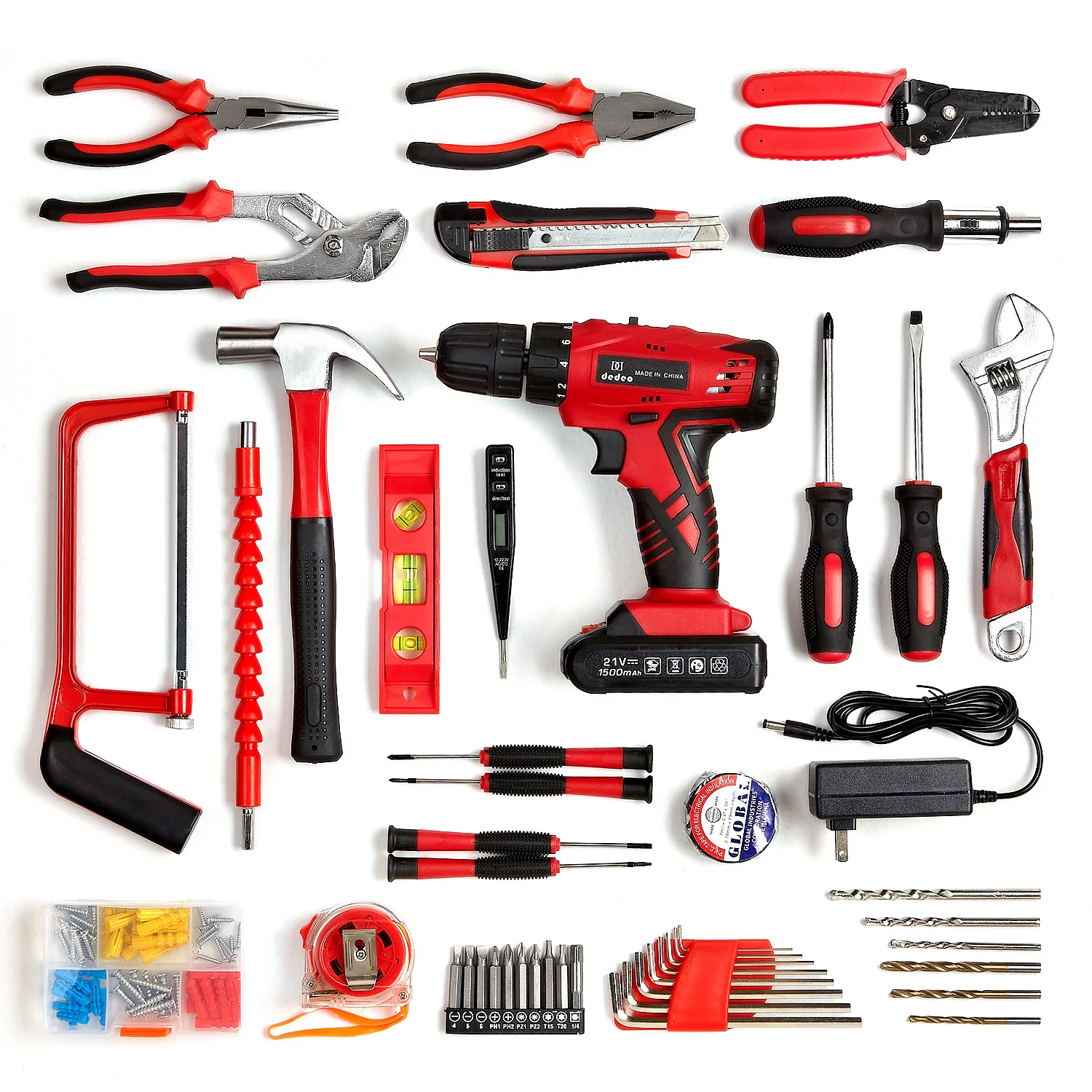 Factory Direct Auto Repair Power Tool kit Household Hand Tools Cordless Drill Set