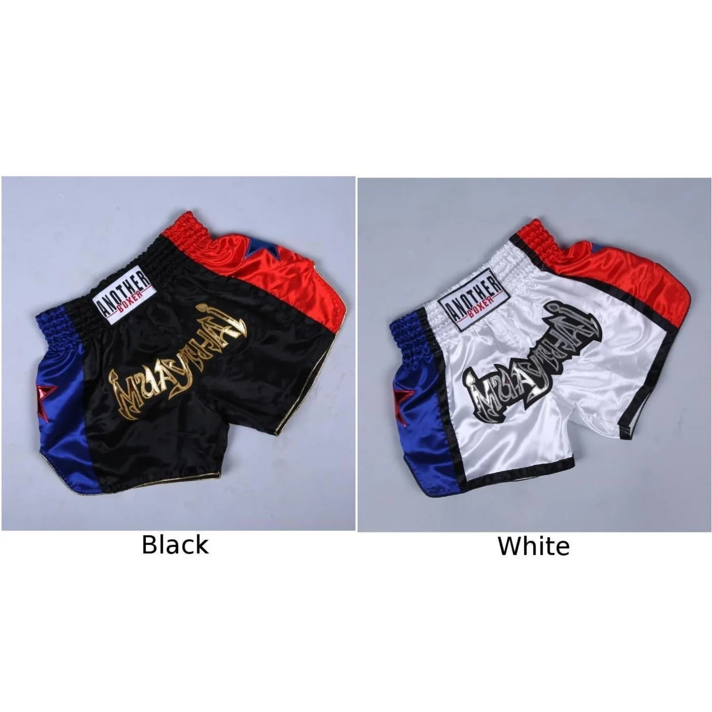 Anotherboxer MMA Shorts For Unisex Muay Thai Boxing Trunks Training Gym Fitness Fight Pants For Adult & Children