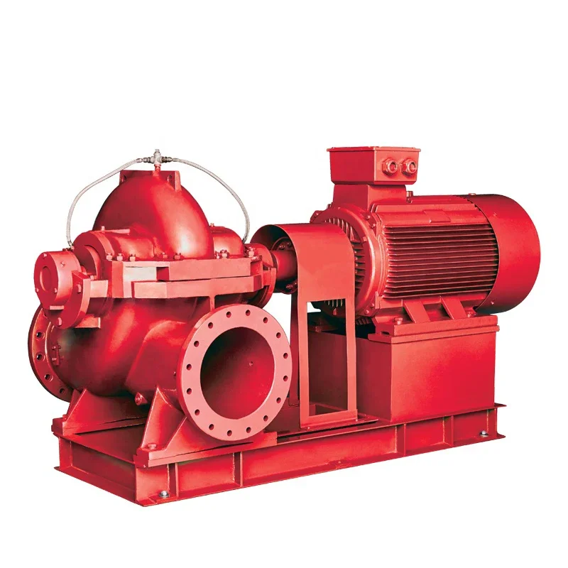 Horizontal Split Case Fire Pump System Electric Jockey Pumps Completed with Control Panel