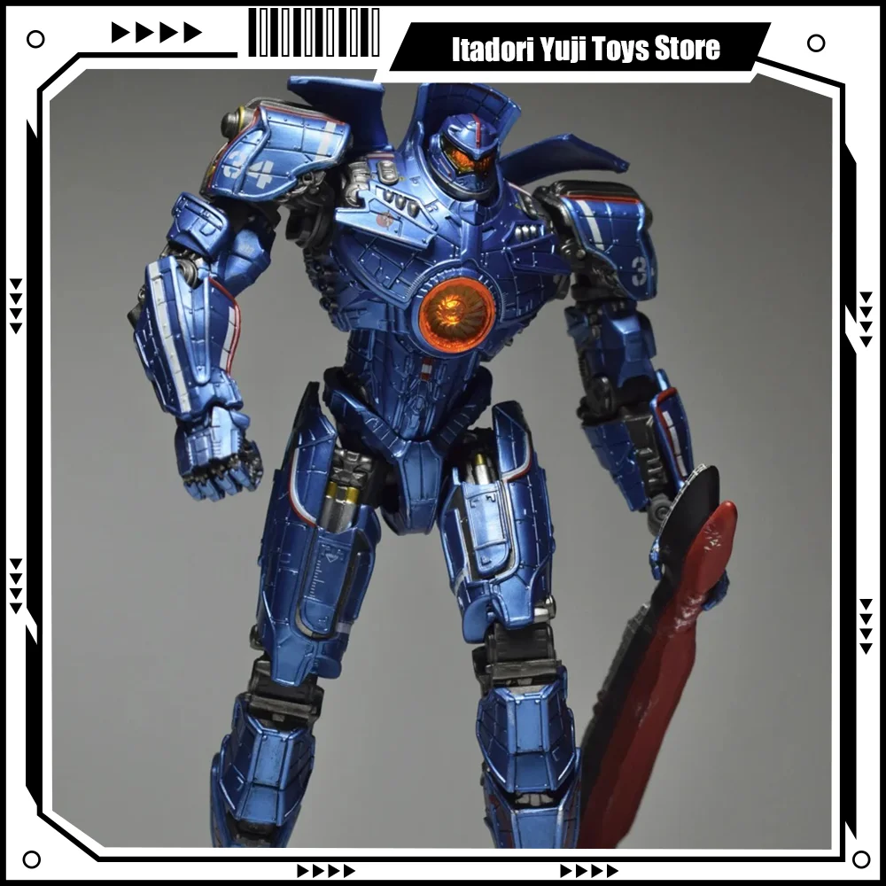 

[В наличии] LING JIHUN 8-дюймовый 20 см Pacific Rim Gipsy Danger светодиодная светоизлучающая фигурка шарнирная подвижная модель коллекция игрушек