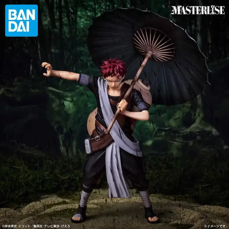 Em estoque bandai original naruto chunin exame figuras anime modelos de ação dos desenhos animados bonecas brinquedo desktop ornamento unisex festival presentes