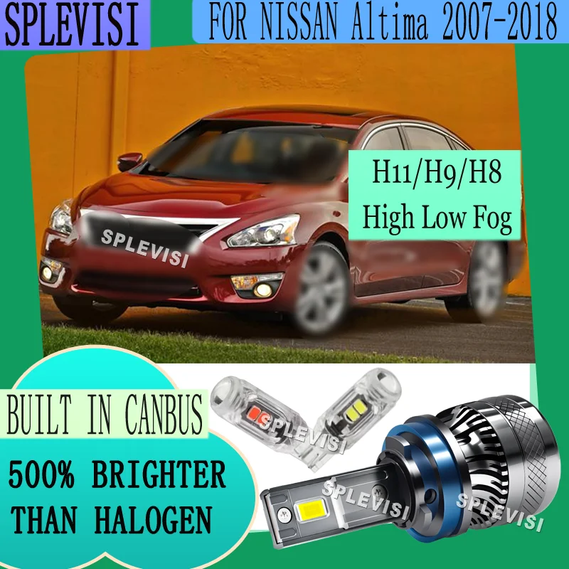 

H11 Easy installation Plug and Play LED High Low Beam Fog Light H11/H9 For NISSAN Altima 2007 2008 2009 2010 2011 2012 2013-2018