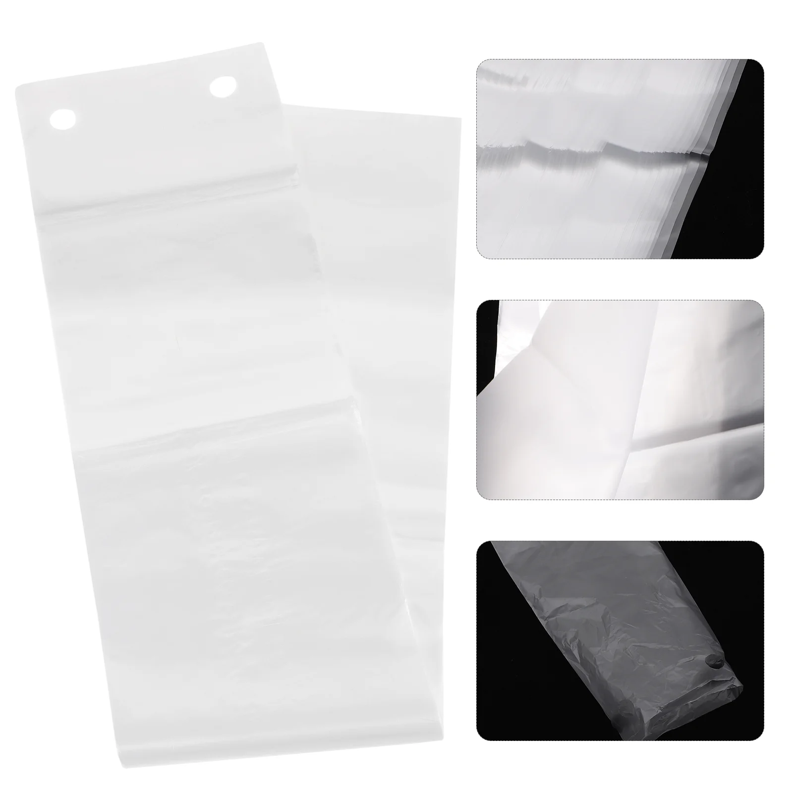 100 Pcs 13x72cm Long Handle Disposable Plastic Umbrella Bags Thin Films Professional Automatic Umbrella Protectors