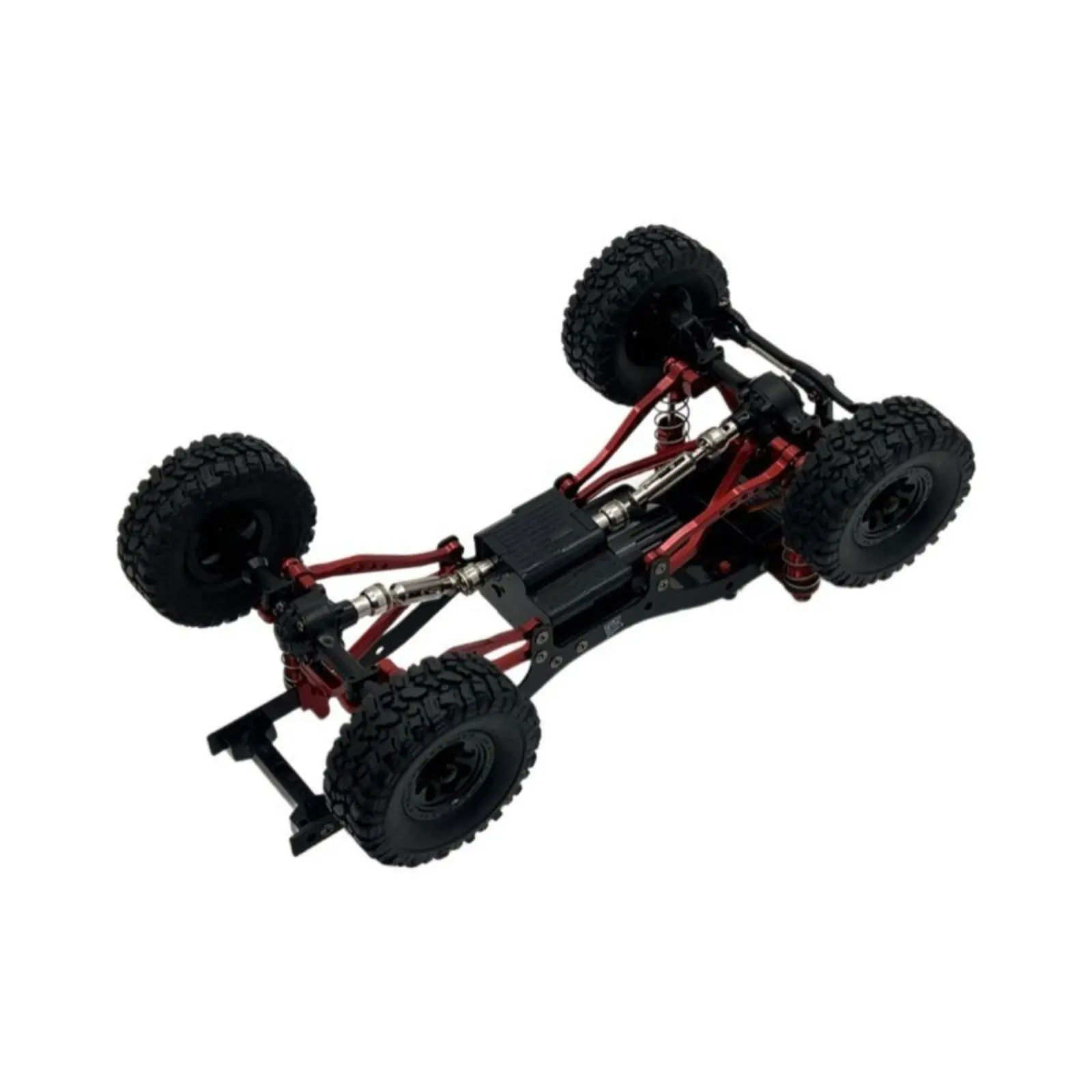 

1/16 Scale Crawler Modification Parts Adjustable Stiffness Metal Shock Absorber and Link Rod Set for All-Terrain