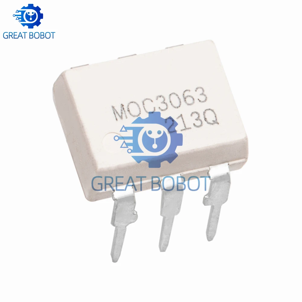 BS 10PCS MOC3063 DIP-6 New Original Optocoupler Integrated Circuit IC