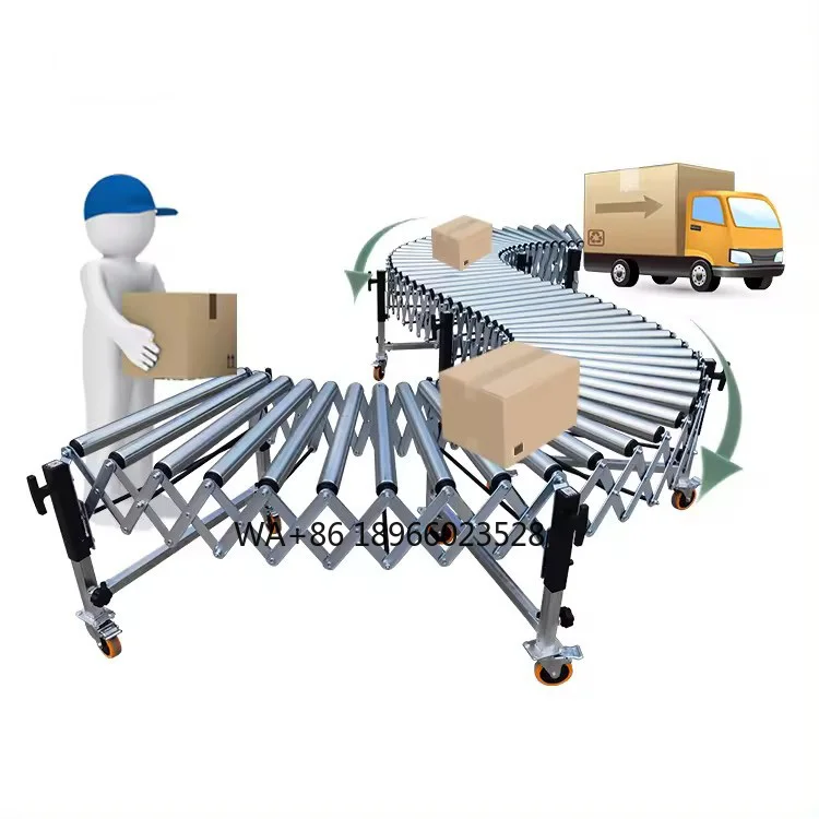 

Производитель роликовых конвейеров гибкого стального роликового конвейера разгрузочного стола