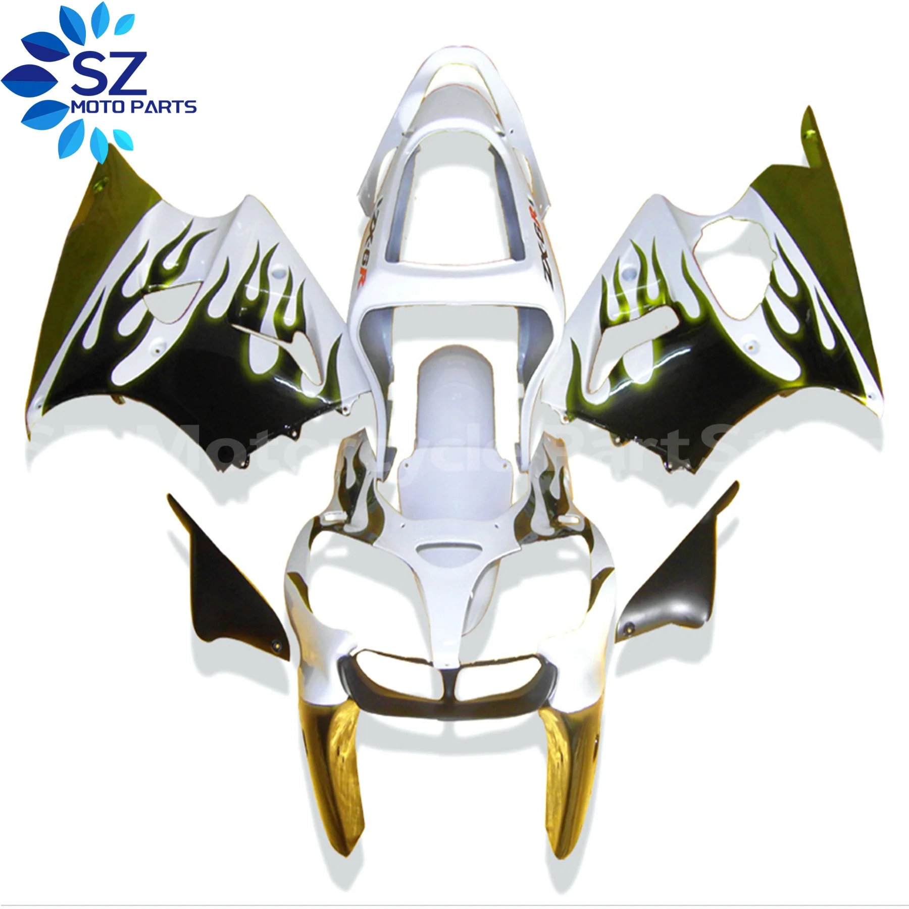 

New ABS Motorcycle Full Fairing Kit Fit For KAWASAKI ZX-6R 2000 2001 2002 ZX6R 636 00 01 02 Fairings Kits Bodywork