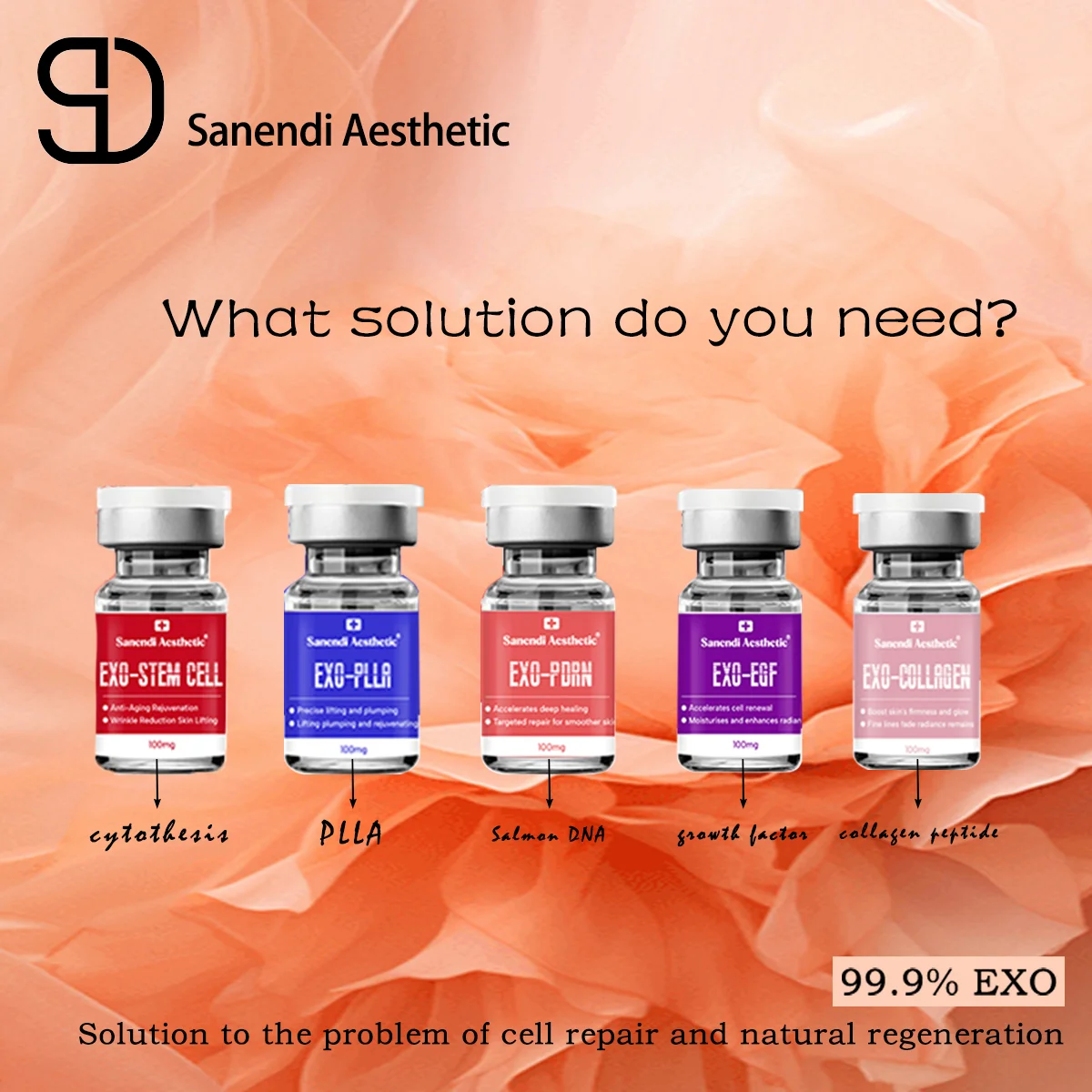 محلول توهج EXO الكوري لمشاكل الوجه: سائل مرطب ومرطب ومضاد للأكسدة والعناية بالبشرة والعناية بالبشرة